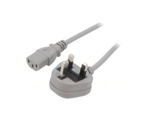 SN23-3/10/5GY Kabel: 3x1mm2, BS 1363 (G) wtyk,IEC C13 żeński, 5m, 3A