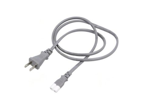 SN47-2/07/1GY Kabel: 2x0,75mm2, IEC C7 żeński,JIS 8303 wtyk, 1m, 7A