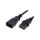 WN111-3/07/1.8B Kabel: 3x0,75mm2, IEC C13 żeński,IEC C14 męski, 1,8m