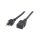 Kabel: 3x14AWG, IEC C19 żeński,NEMA 5-15 (B) wtyk, 1m, 15A LT-202+549 SJT 14/3 60C BLK 1M