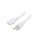 Kabel: 3x14AWG, IEC C13 żeński,NEMA 5-15 (B) wtyk, 1,8m LT-501+202 SJT 14/3 1.8M WHT