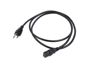 Kabel: 3x0,75mm2, IEC C13 żeński,NEMA 5-15 (B) wtyk, 1,8m LT-832+501 VCTF 3X0.75 1.8M BLK