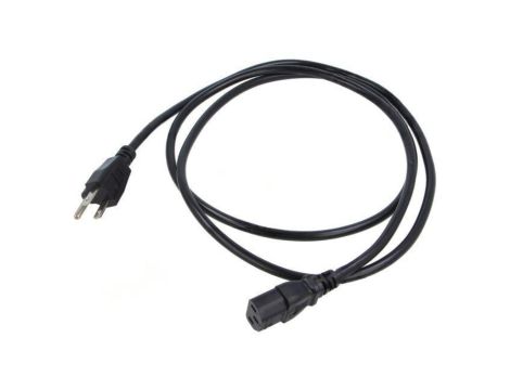 SN48-3/07/1.8BK Kabel: 3x0,75mm2, IEC C13 żeński,NEMA 5-15 (B) wtyk, 1,8m