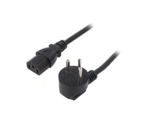 SN32-3/10/1.8BK Kabel: 3x1mm2, IEC C13 żeński,IS1-16P (H) wtyk kątowy, 1,8m