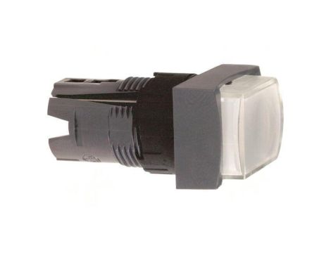 Przełącznik przyciskany 16mm Poz.stab 1 biały ZB6Z Poz 2 ZB6DE1