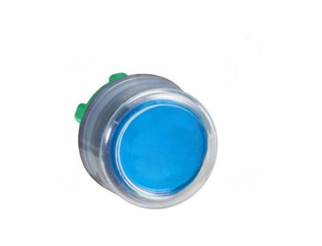 Przełącznik przyciskany 22mm Poz.stab 1 niebieski IP66 ZB5AP6