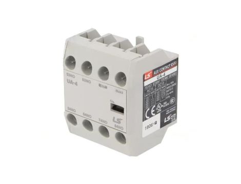 UA-4-4A Styki pomocnicze: czołowy, IP20, NO x4