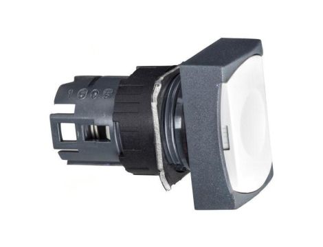 Przełącznik przyciskany 16mm Poz.stab 1 biały Poz 2 ZB6DA1