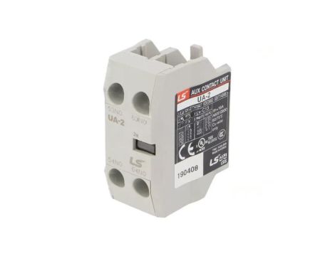 UA-2-2A Styki pomocnicze: czołowy, IP20, Styki: NO x2