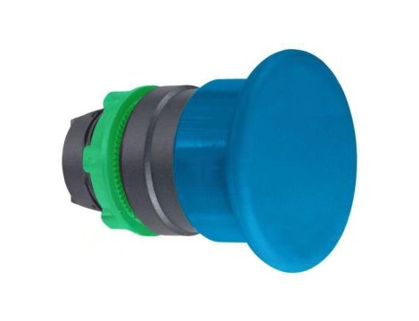 Przełącznik przyciskany 22mm Poz.stab 1 niebieski IP66 ZB5AC6
