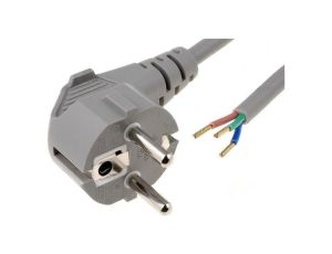 S3-3/07/3GY Kabel: 3x0,75mm2, CEE 7/7 (E/F) wtyk kątowy, 3m