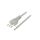 Kabel: 3x1mm2, CEI 23-50 (L) wtyk, 1,8m, 10A LT-319 3X1.0 GRAY 1.8M END CUT