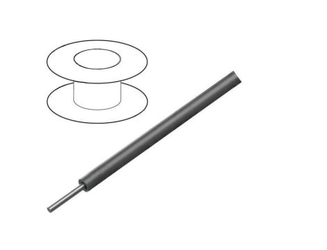1561-SL005 Przewód HookUp Wire d: 22AWG drut Cu PVC ciemnoszary 1000V 30,5m