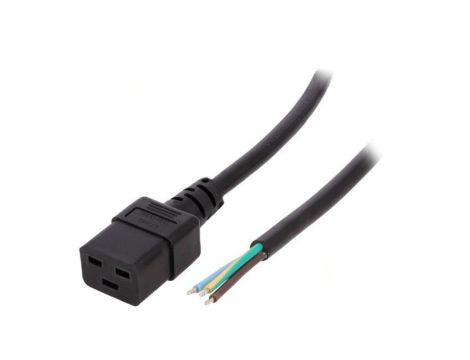 SN26-3/15/5BK Kabel: 3x1,5mm2, IEC C19 żeński, Dł: 5m, 16A