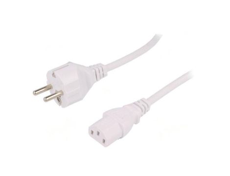 SN310-3/07/1.8WH Kabel: 3x0,75mm2, CEE 7/7 (E/F) wtyk,IEC C13 żeński, 1,8m