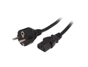 SN310-3/10/5BK Kabel: 3x1mm2, CEE 7/7 (E/F) wtyk,IEC C13 żeński, 5m
