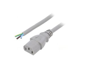 SN31-3/10/3GY Kabel: 3x1mm2, IEC C13 żeński, 3m, 10A, 250V