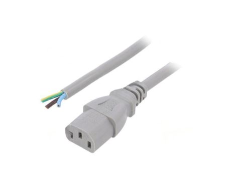SN31-3/10/3GY Kabel: 3x1mm2, IEC C13 żeński, 3m, 10A, 250V