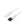 Kabel: 2x0,75mm2, IEC C7 żeński,IEC C8 męski, 0,5m LT503+538 H03VVH2-F 2X0.75 0.5M WHT