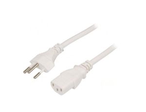 SN30-3/10/3.0WH Kabel: 3x1mm2, IEC C13 żeński,SEV-1011 (J) wtyk, 3m