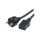 Kabel: 3x1,5mm2, CEE 7/7 (E/F) wtyk,IEC C19 żeński, 2m, 16A LT312+549 3X1.5 2.0M BLK