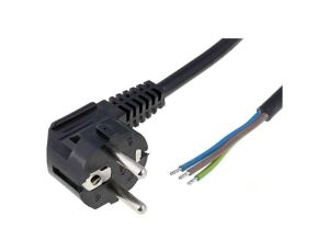 S3-3/15/4BK Kabel: 3x1,5mm2, CEE 7/7 (E/F) wtyk kątowy, 4m