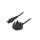 Kabel: 3x0,75mm2, BS 1363 (G) wtyk,IEC C5 żeński, 1,8m, 3A LT-318(3A)+535 3X0.75 BLK 1.8M