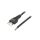Kabel: 3x1mm2, CEI 23-50 (L) wtyk, 1,8m, 10A LT-319 3X1.0 BLK 1.8M END CUT