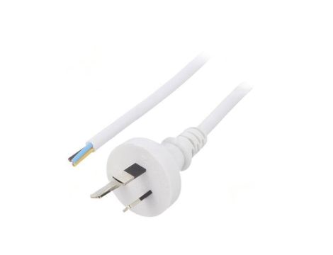 S27-3/10/3WH Kabel: 3x1mm2, AS/NZS 3112 (I) wtyk, 3m, 10A
