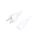 Kabel: 3x1mm2, CEE 7/7 (E/F) wtyk,IEC C13 żeński, 3m LT-312+501 H05VV-F 3X1.0 WHT 3M