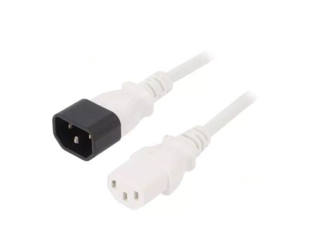 WN111-3/07/0.5W Kabel: 3x0,75mm2, IEC C13 żeński,IEC C14 męski, 0,5m