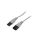 SN46-2/07/5GY Kabel: 2x0,75mm2, IEC C7 żeński,IEC C8 męski, 5m, 2,5A
