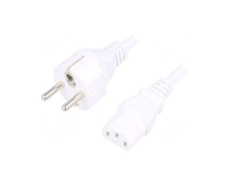 SN310-3/07/1.5WH Kabel: 3x0,75mm2, CEE 7/7 (E/F) wtyk,IEC C13 żeński, 1,5m