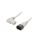 WN114-3/10/1.8GY Kabel: 3x1mm2, IEC C13 żeński kątowy prawy,IEC C14 męski
