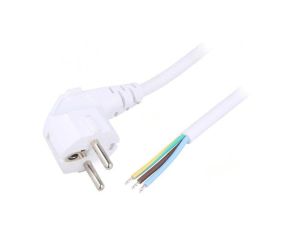 S3-3/15/5WH Kabel: 3x1,5mm2, CEE 7/7 (E/F) wtyk kątowy, 5m