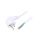 Kabel: 3x1,5mm2, CEE 7/7 (E/F) wtyk kątowy, 5m LT322 H05VV-F 3X1.5 5.0M WHT