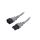 SN28-3/14/5.0GY Kabel: 3x14AWG, IEC C14 męski,IEC C15 żeński, 5m, 15A