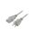 Kabel: 3x18AWG, IEC C13 żeński,NEMA 5-15 (B) wtyk, 3m LT-202+501 SVT 18/3 105C GRY 3M