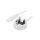 Kabel: 2x0,75mm2, BS 1363 (G) wtyk,IEC C7 żeński, 3m LT-318(3A)+503 2X0.75 WHT 3M