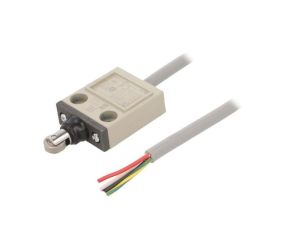 D4C-4332 Wyłącznik krańcowy rolka metalowa podłużna Ø12mm SPDT 2,5A