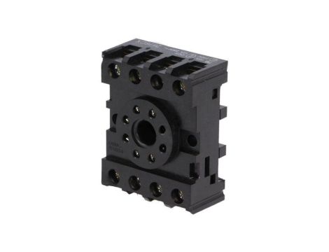 PF083A-E Podstawka PIN: 8 na szynę DIN Podł.elektr: gniazdo okrągłe