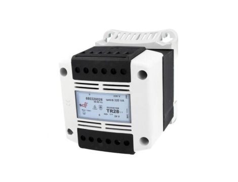 DF-680320026 Transformator sieciowy 320VA 230VAC 24V na szynę DIN IP20
