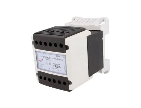 DF-680160026 Transformator sieciowy 160VA 230VAC 24V na szynę DIN IP20