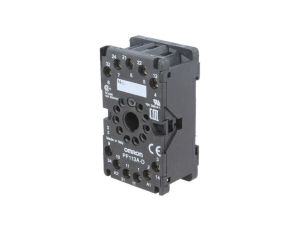 Podstawka na szynę DIN Podł.elektr: gniazdo okrągłe PF113A-D