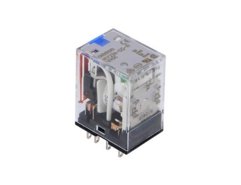 MY2IN-GS-R-12DC Przekaźnik: elektromagnetyczny DPDT Ucewki: 12VDC 10A/250VAC