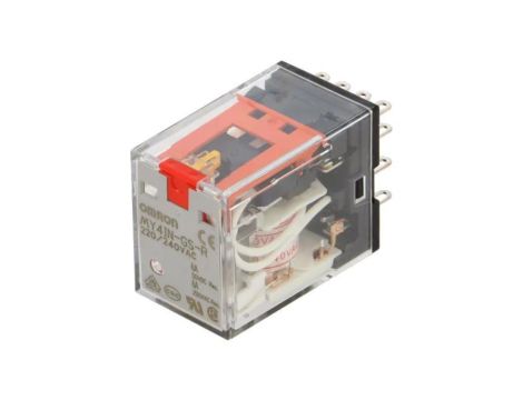 MY4IN-GSR220/240AC Przekaźnik: elektromagnetyczny 4PDT Ucewki: 240VAC 6A/250VAC