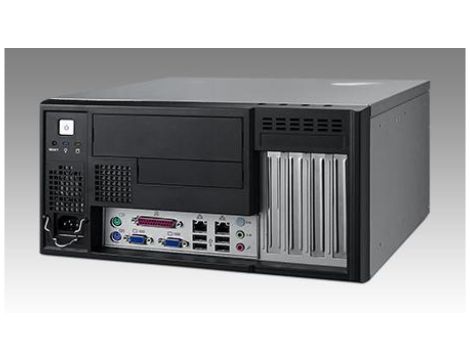 IPC-5120-25D Obudowa do montażu na biurku/ścianie z przednimi interfejsami I/O dla płyty głównej mATX 250W