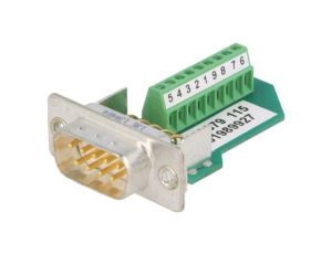 D-Sub, il.-PINów: 9, wtyk, męskie, na przewód, zacisk śrubowy, 5A, 60V 1688379