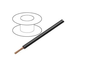 Przewód HookUp Wire linka Cu d: 10AWG PA,PVC czarny 600V 30,5m 541019 BK005