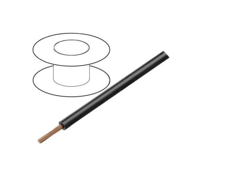 541019-BK005 Przewód HookUp Wire linka Cu d: 10AWG PA,PVC czarny 600V 30,5m